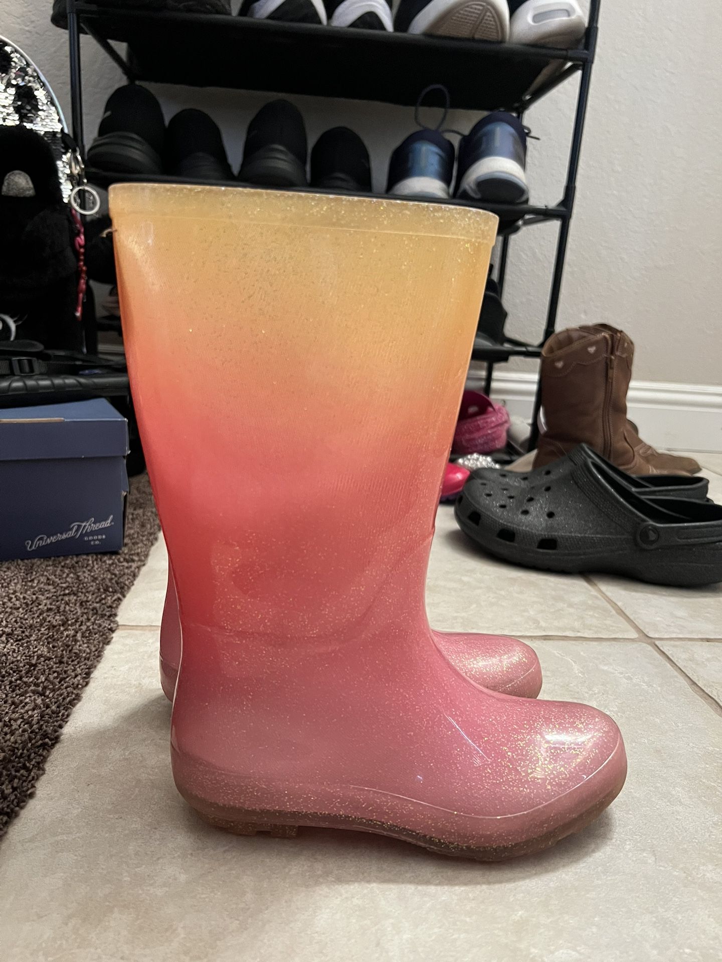 Girls Rain boots Size 1 