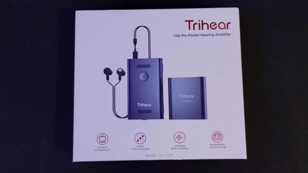 Trihear Hearing Aid - Clip Pro Pocket Hearing Amplifier - Model TH-L12M