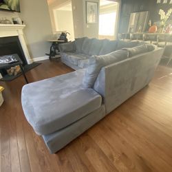 Gray Sectional $300