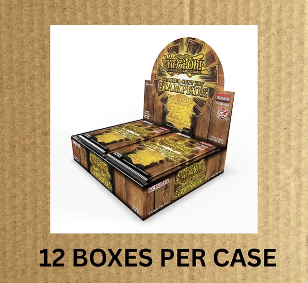quarter century stampede booster box msrp Yu-Gi-Oh! Konami Last Call for Quarter Century Secret Rares The Quarter Century Stampede booster