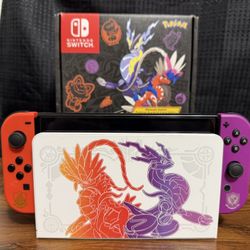 Oled Nintendo switch Scarlet & Violet Special Edition 