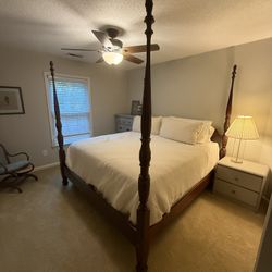 Antique Wooden Bed Frame