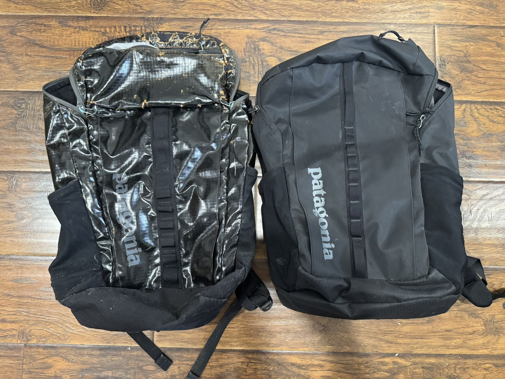 Two Patagonia Backpacks Black Color