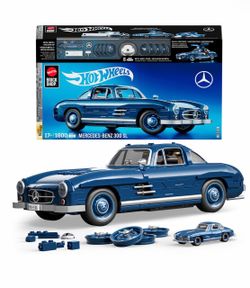 Hot Wheels Mattel Brick Shop Mercedes-Benz 300 SL Set