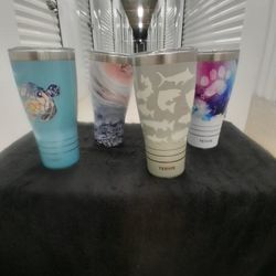 NEW, "TERVIS" INSULATED STAINLESS STEEL 30 OZ TUMBLER WITH DRINK THROUGH LID, PRICED AT 27% OF RETAIL GREAT CUP MANY STYLES TO CHOOSE FROM!!!