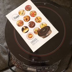 NuWave precision induction cooktop with cookbook