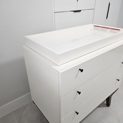 White Baby Dresser & Changing Table