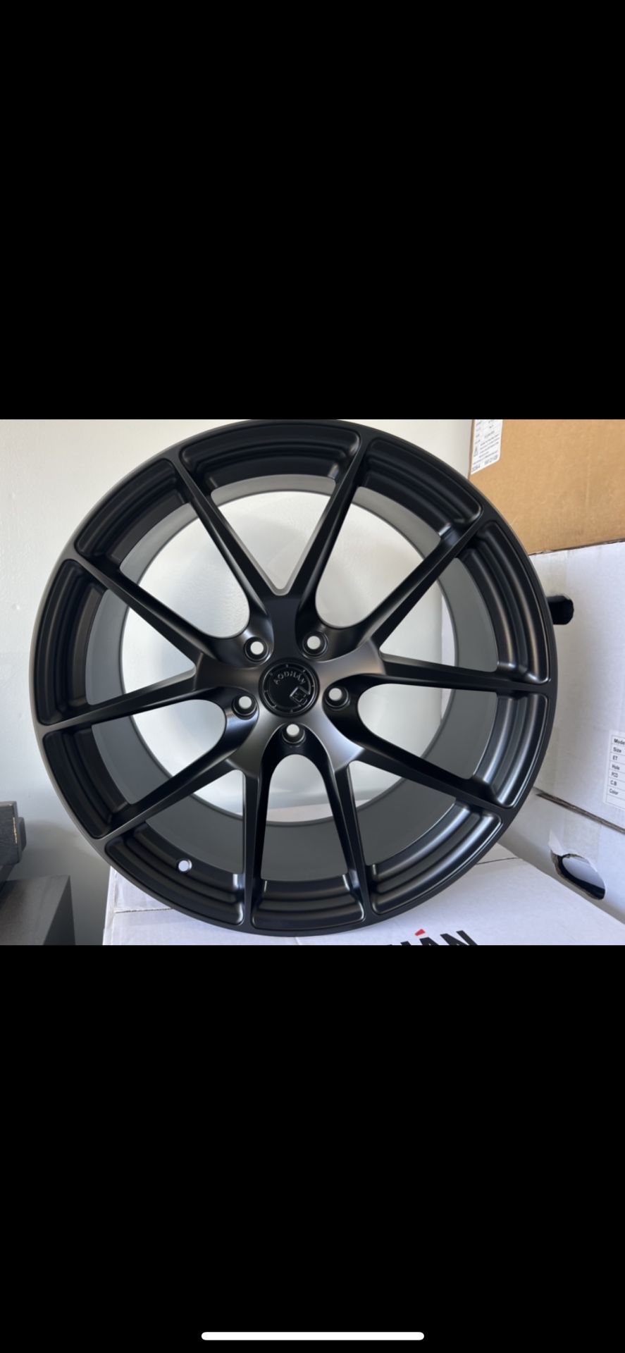 Aodhan 19” New Aff Flow Forged Lite Weight Rims New Tires Set Mercedes Bmw Audi Lexus Infiniti