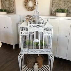 Beautiful antique Metal Bird Cage 