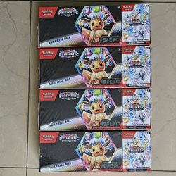 Pokemon Prismatic Evolutions Booster Bundle Surprise Box TCG lot