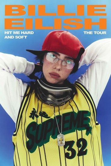 Billie Eilish Hit Me Hard Tour Wall Poster