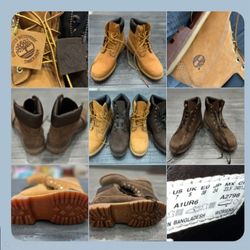 Timberland Women’s 6-Inch Waterproof Boots Size 7 (2 Pairs Available)