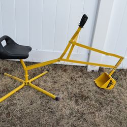 Big Dig Toy Excavator Ride Kids Sandbox Digger