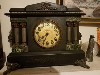 Vintage 1880s Mantle Clock