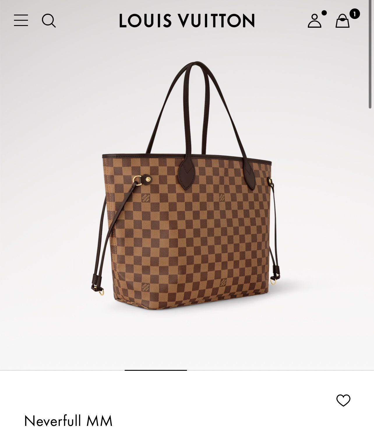 Never full MM Louis Vuitton Bag