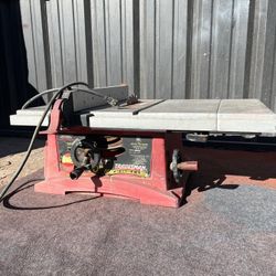 Tradesman 10” Electric Plug-in Bench Table Saw