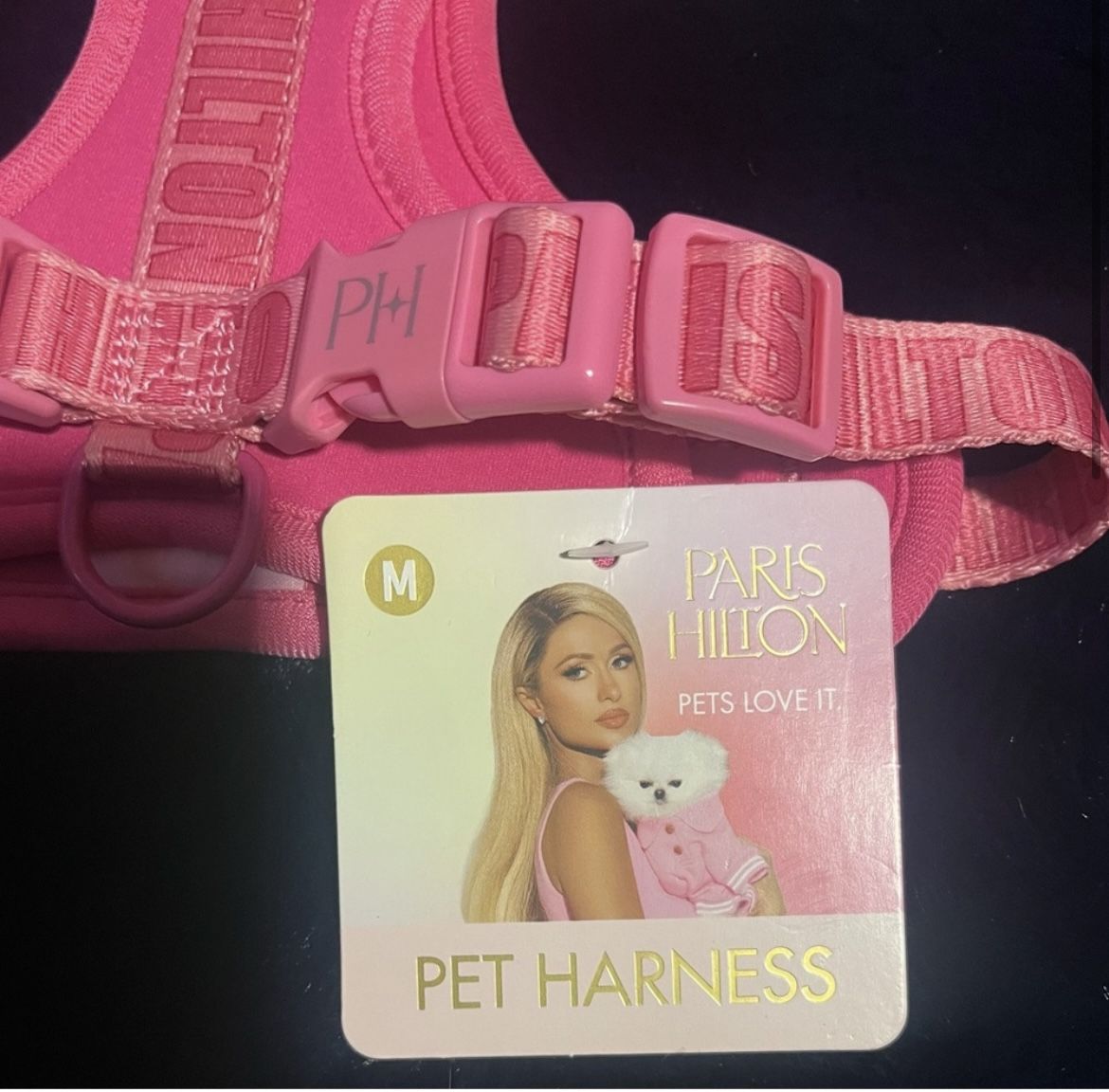 Paris Hilton Dog Harness Medium Pink Durable Harness