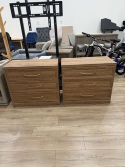 SICOTAS Oversized Night Stand Set 2 for Bedroom 30”Bedside Table，Extra Large Nightstands with Storage Tall Bedside whith 3 Drawer Modern End Tables fo