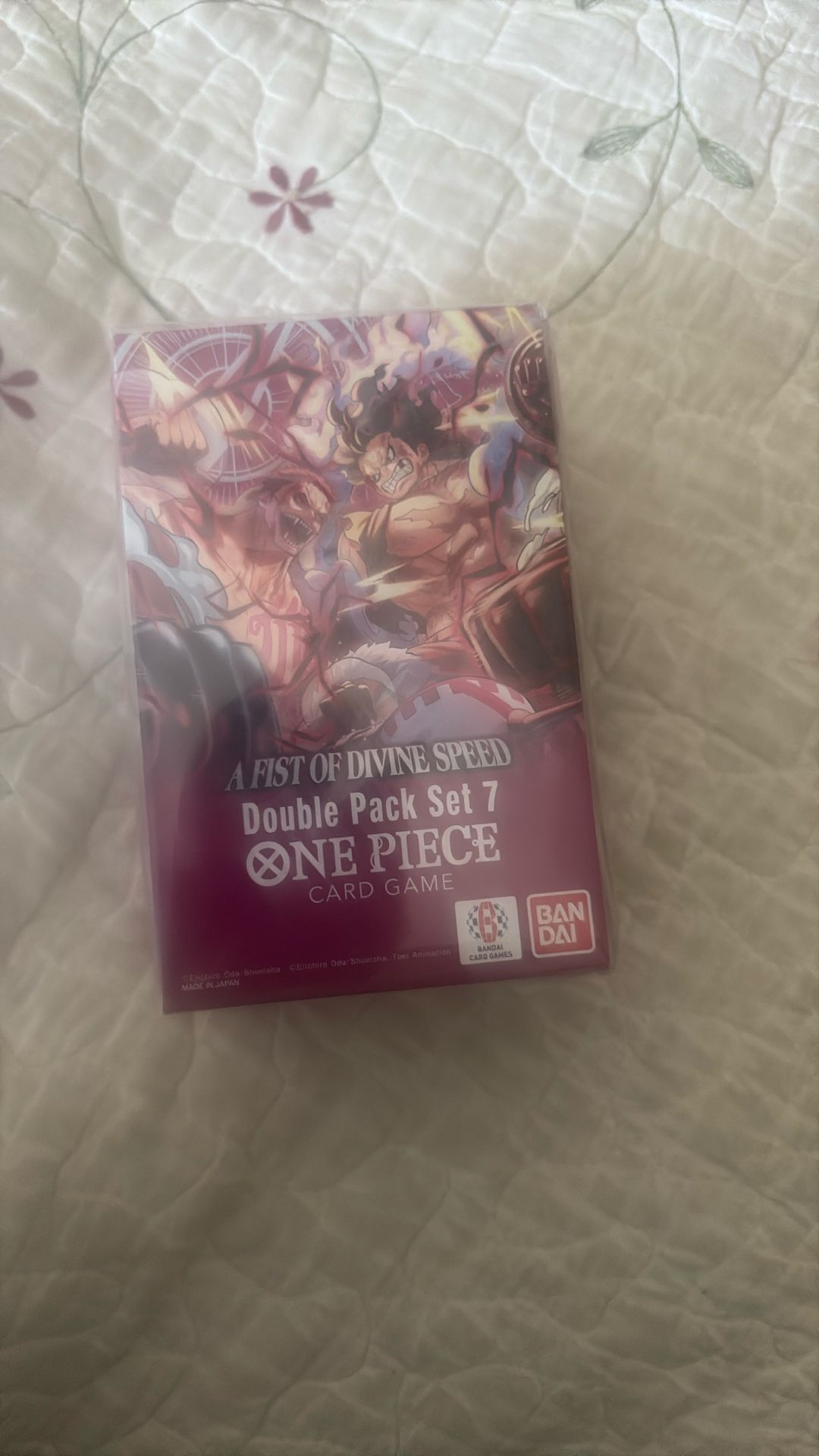 One Piece TCG Double Pack Set A Fist Of Divine Speed DP-07 Sealed Asia English