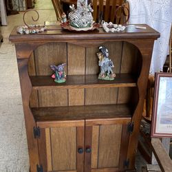 Solid Pine 2shelf/2 Drawer Shelf