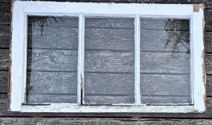 Vintage Wood Window