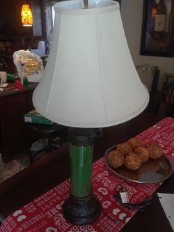 Lampara de METAL diseño Bambu !! 5 dlls