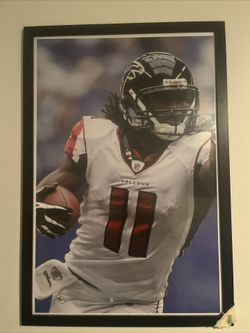 julio jones poster with frame 