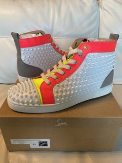 Christian Louboutin White Sneakers 100% Authentic Size 43/10 W/receipt