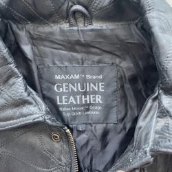 Vintage Black Leather Jacket