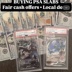 Buying PSA Pokémon Slabs – Cash Buyer (Local)