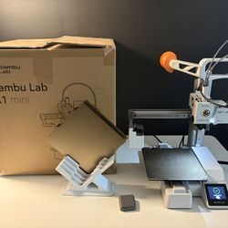 Bambu Lab A1 Mini 3D Printer – Low Hours – Extras Included