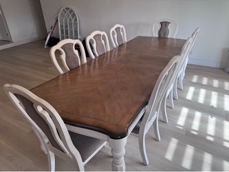 8 Chair Dining Table and Chairs