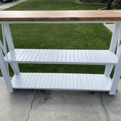 Farmhouse Double X-Entryway table or tv stand