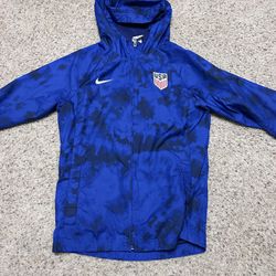 Blue Nike Windbreaker Jacket