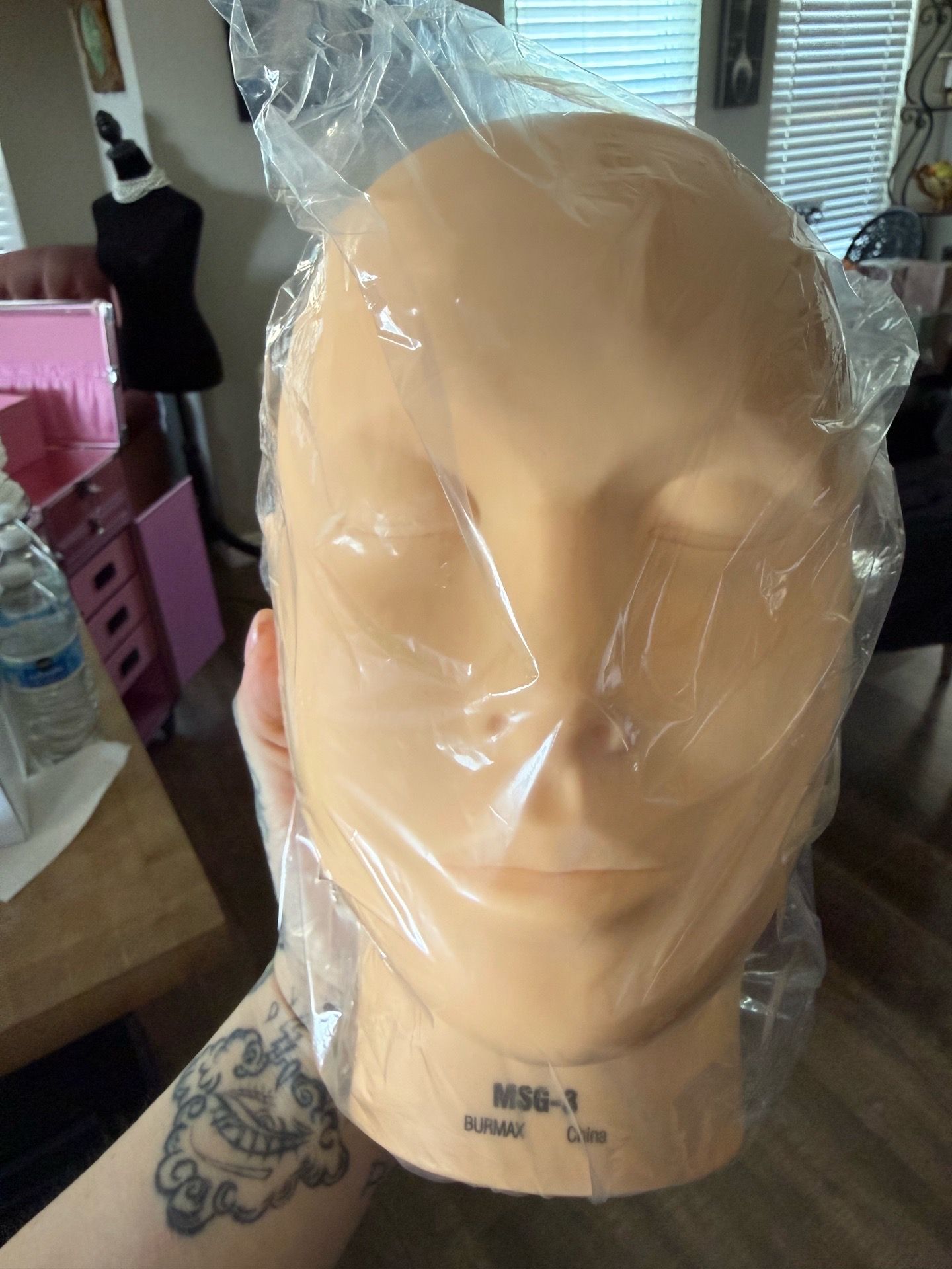 Celebrity MSG-3 Massage & Makeup Mannequin Face + Replacement Mask