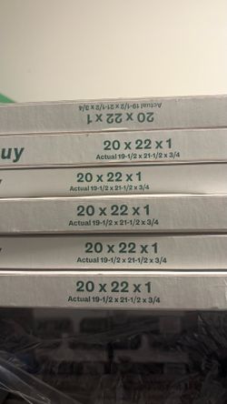 20x22x1 filters