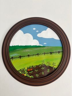 Round Field and Garden Painting