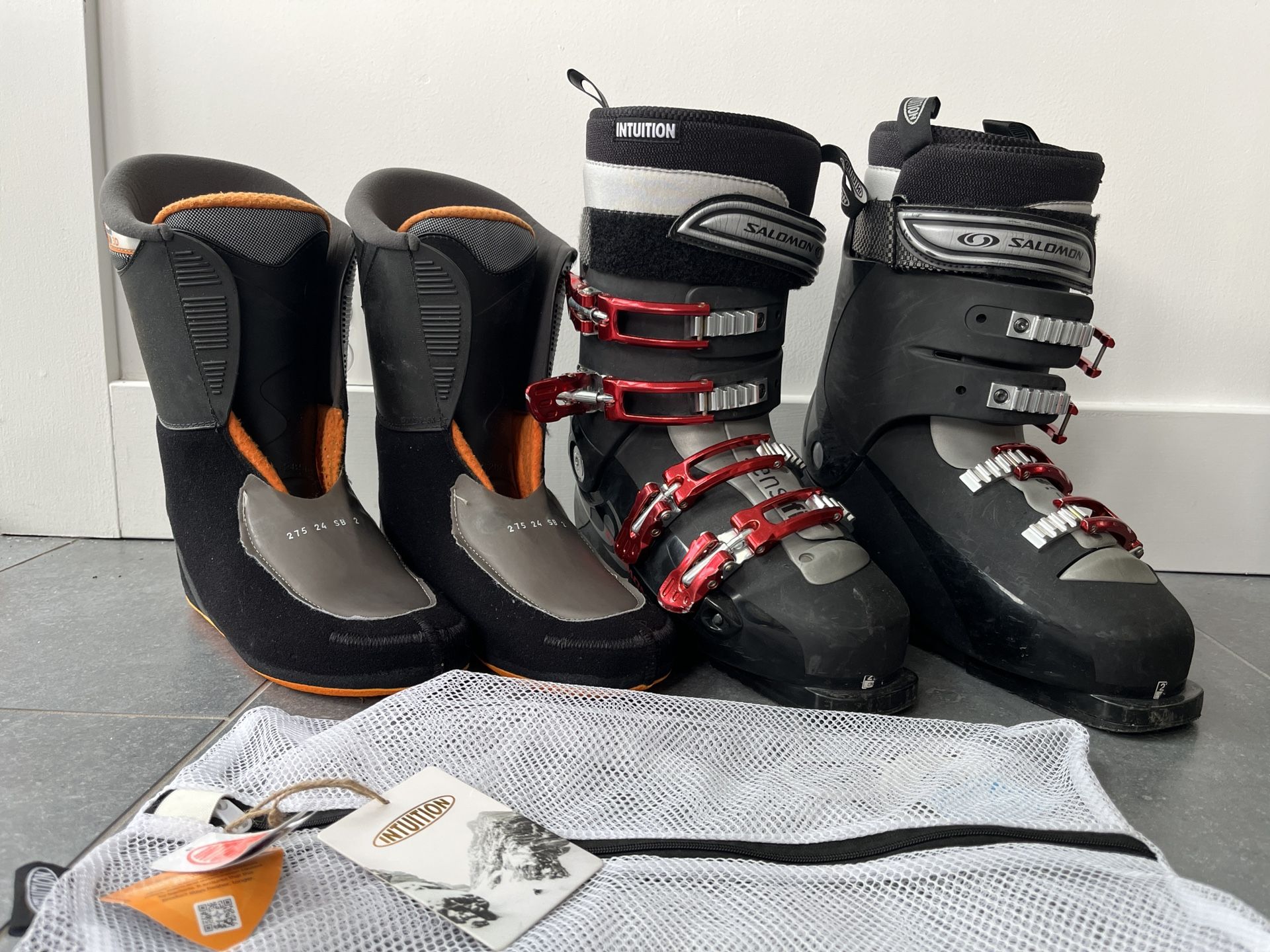 27.5 Salomon Performa 7.0 With Like New Intuition Inserts