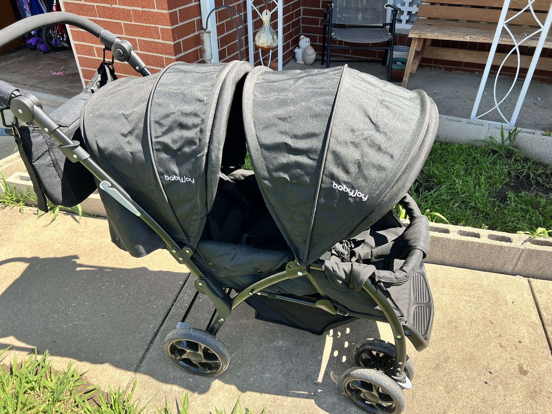 Baby Joy Double Stroller