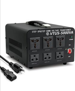 5000W Voltage Converter Transformer - Heavy Duty Step Up/Down