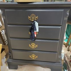 Vintage Night Stand/ Chest Of Drawers 