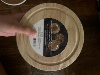 Wooden Cheese Board with Cheese Knives