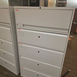36in knoll 3 and 5 drawer laterals
