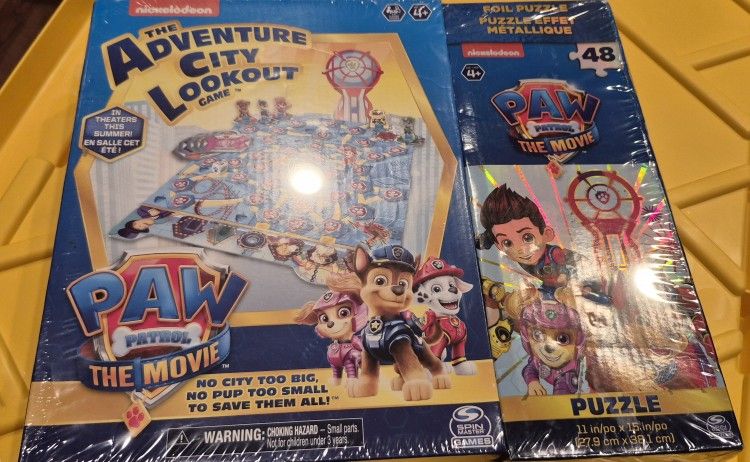 New Paw Patrol Game And Puzzle