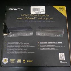 KanexPro HDMI 150m Extender over HDBaseT EXT-HDBT150M - Brand New