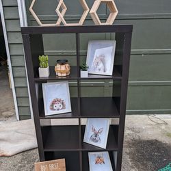 Two Identical Cube Shelves