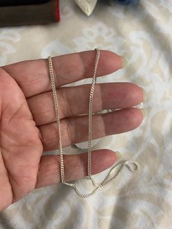 Real 925 Sterling Silver chain necklace $70