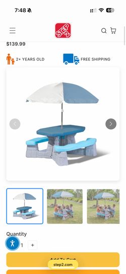 Picnic Table for Kids