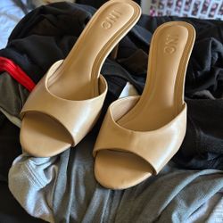 Tan High Heels  Brand:I.N.C.  Size 7.5M