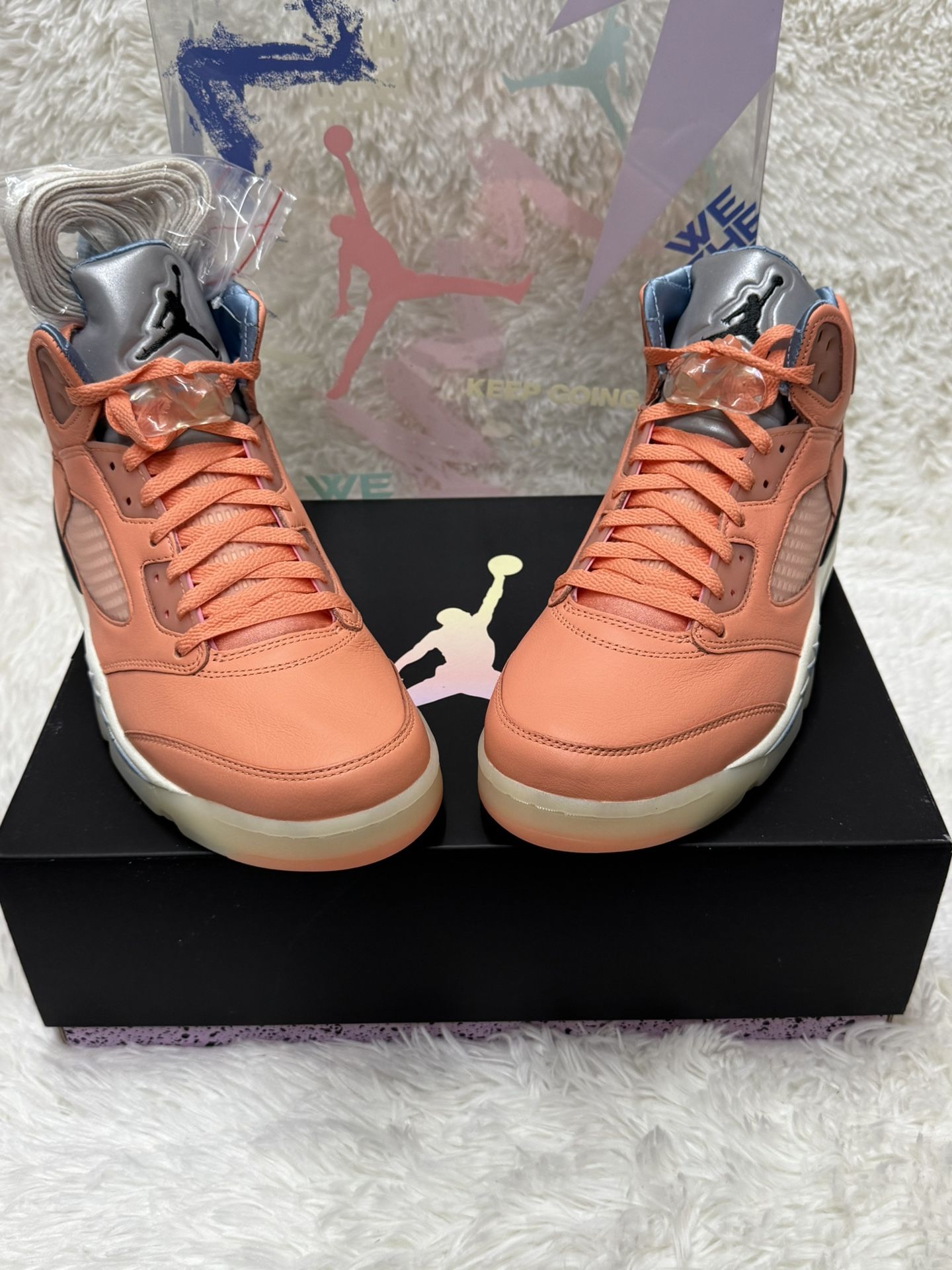 🔥 New Jordan 5 Retro DJ Khaled “We The Best” Crimson Bliss Men’s 10.5 – OG Box Included
